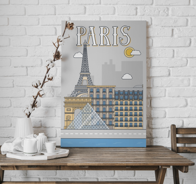 Cuadro ciudades imagen París - TenVinilo