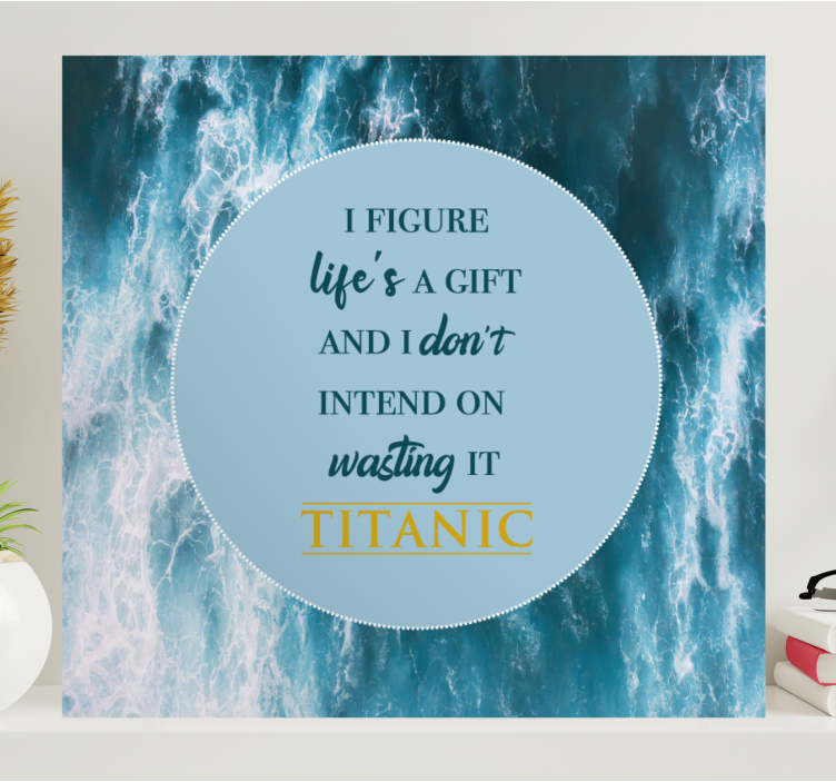 Cuadro frase cita inspiradora de vida - TenVinilo