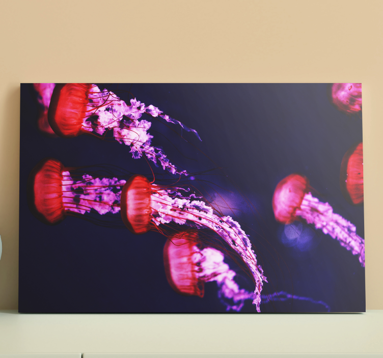 Cuadro animales Diseño de medusas - TenVinilo