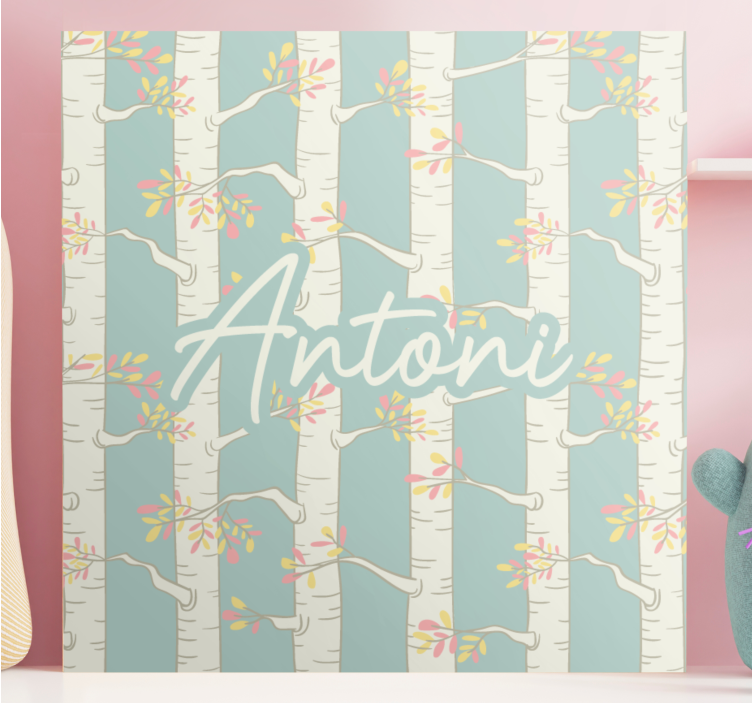 Cuadro de flores flores de abeto - TenVinilo