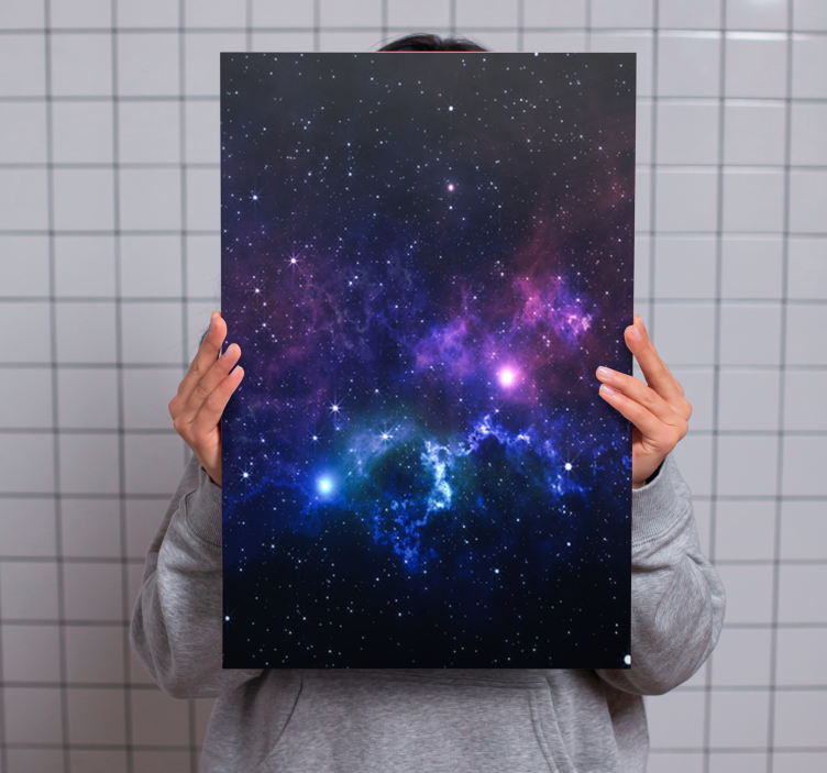 Cuadro paisajes Universo con miles de estrellas - TenVinilo