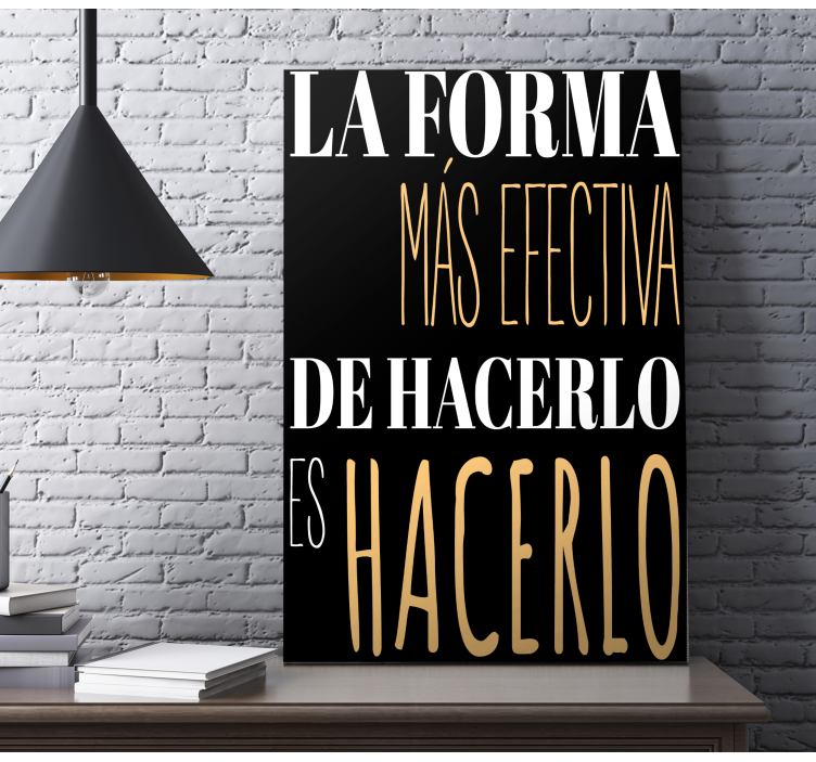 Cuadro para despacho La forma más efectiva de hacerlo - TenVinilo