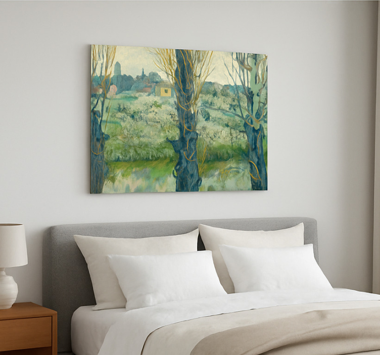 Cuadro artístico vista de arles van gogh - TenVinilo