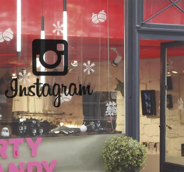 Adhesivo logo instagram - TenVinilo