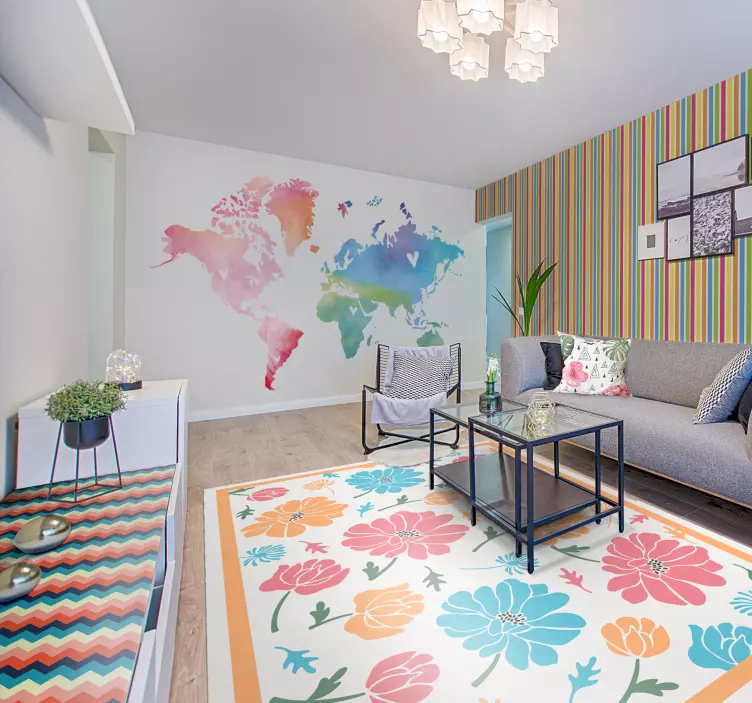 Vinilo para mueble superficie en chevron - TenVinilo