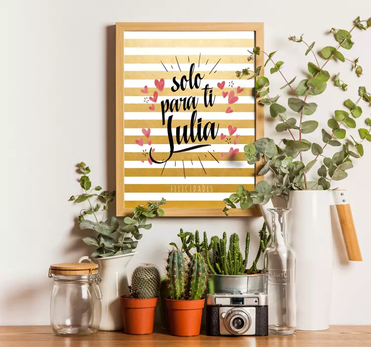 Vinilo frase Tarjetas de San Valentín - TenVinilo