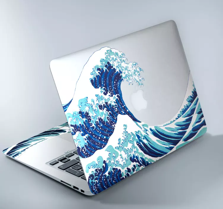 Skin para notebook ola kanagawa - TenVinilo