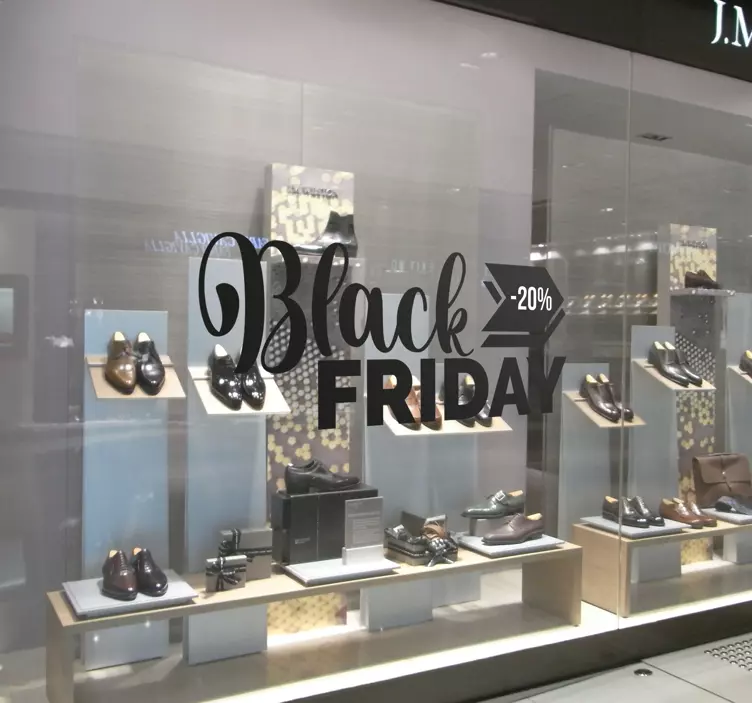 Vinilo de black friday personalizado - TenVinilo