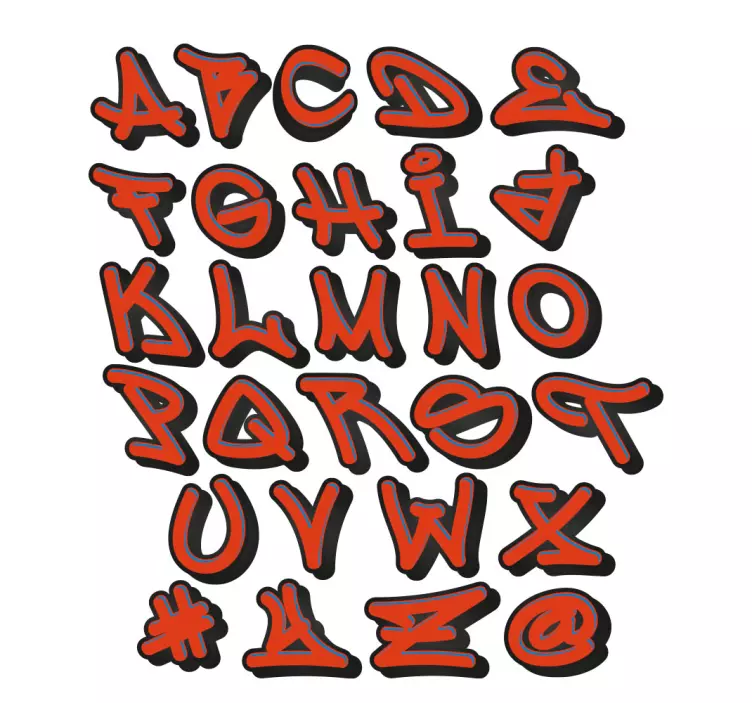 Vinilo gamer Comandos de la consola de graffiti - TenVinilo