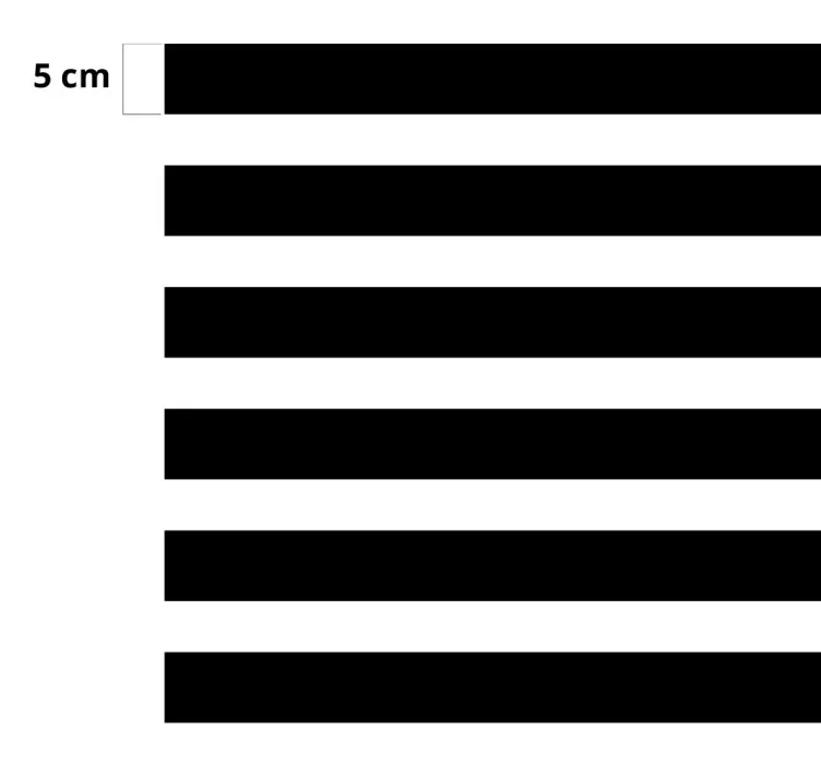 Vinilo adhesivo mueble de rayas horizontales - TenVinilo