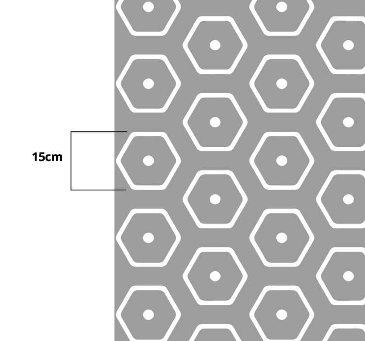 Vinilo mueble patrón minimalista geométrico - TenVinilo