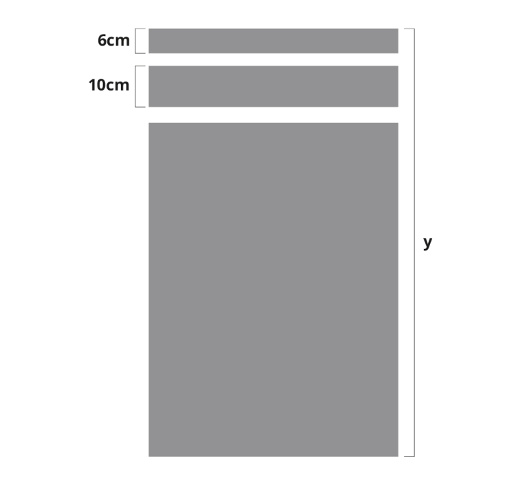 Vinilo puerta líneas translucidas - TenVinilo