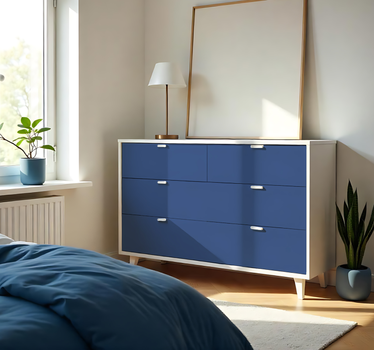 Vinilo adhesivo azul marino mate - TenVinilo