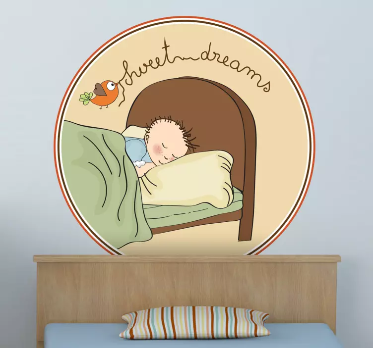 Adhesivo decorativo infantil para cama - TenVinilo