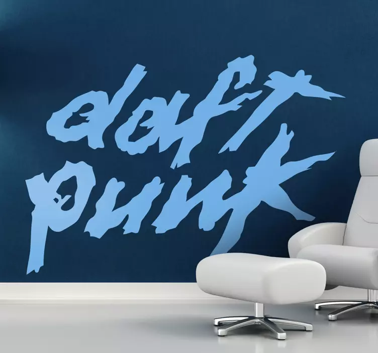 Adhesivo decorativo logo Daft Punk - TenVinilo