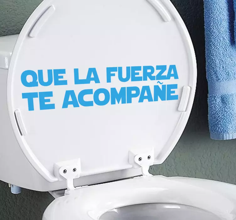 Adhesivo lavabo que la fuerza - TenVinilo