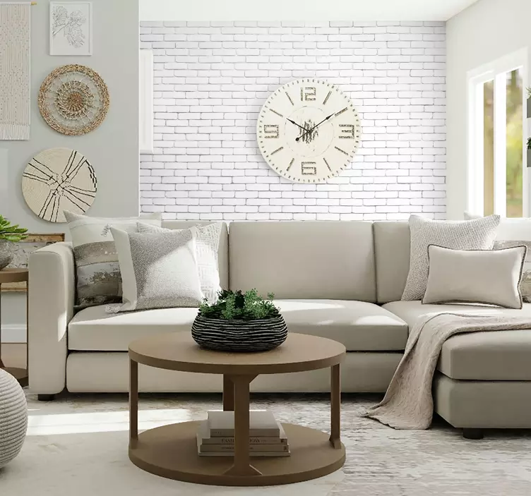 Adhesivo pared lámina de ladrillo antiguo - TenVinilo