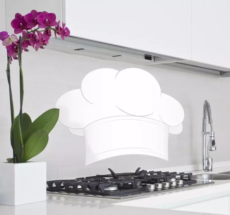 Adhesivo sombrero chef cocina - TenVinilo