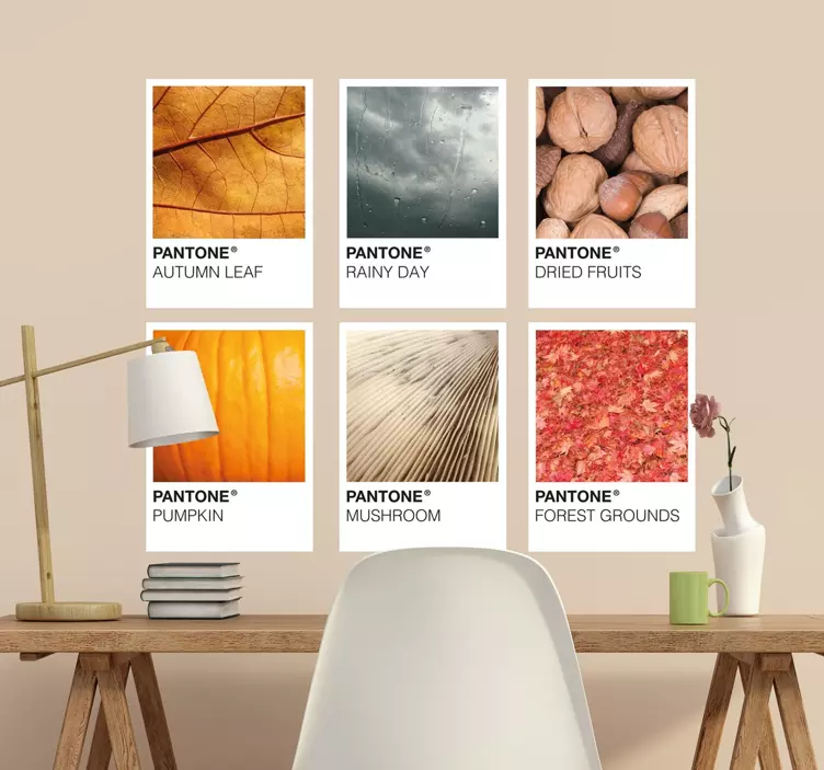 Adhesivos otoño pantone - TenVinilo