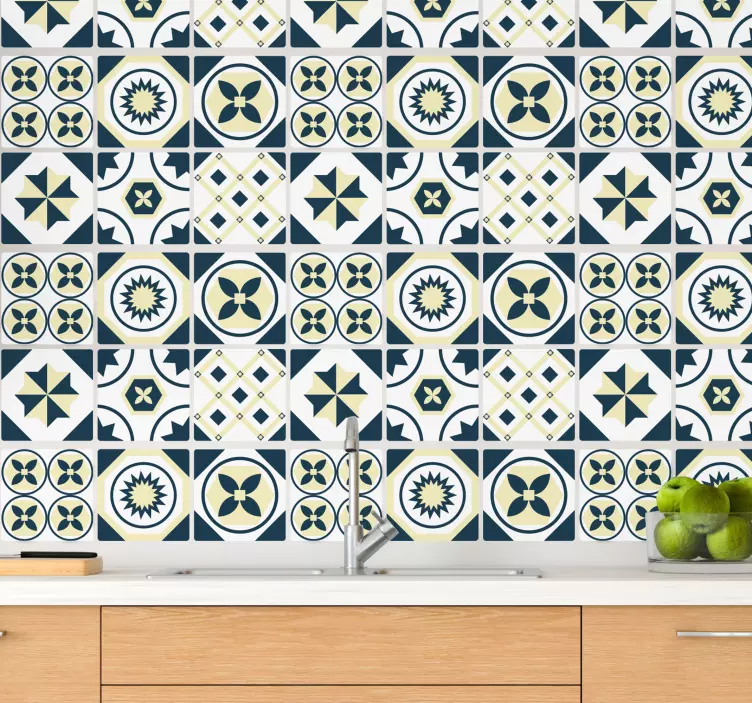 Azulejos adhesivo estilo alionsa - TenVinilo