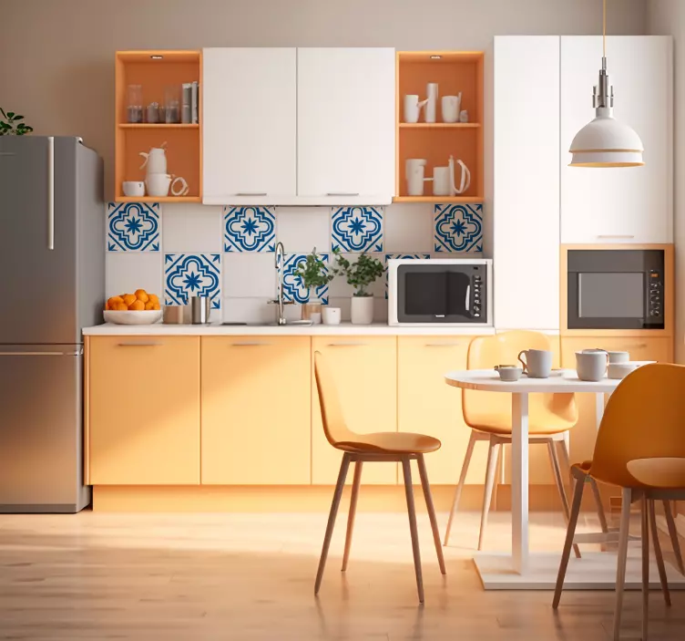 Vinilo azulejos adhesivo monocromático - TenVinilo