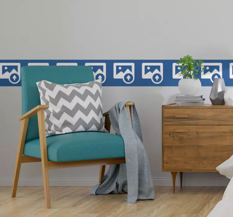 Cenefa adhesiva personalizada con tu imagen - TenVinilo