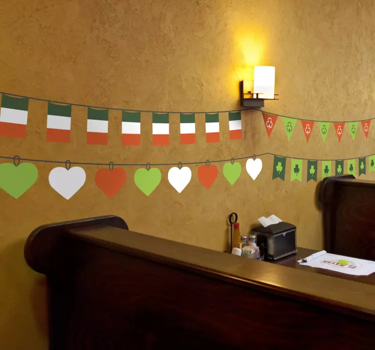 Colección de vinilos banderín Saint Patricks - TenVinilo