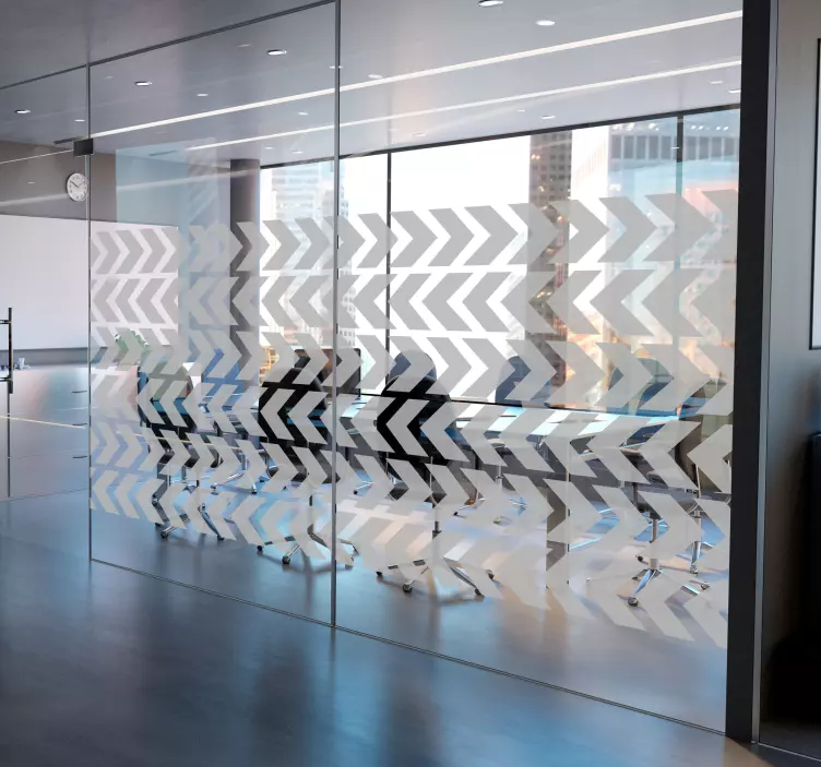 Pegatina formas flechas para oficina - TenVinilo