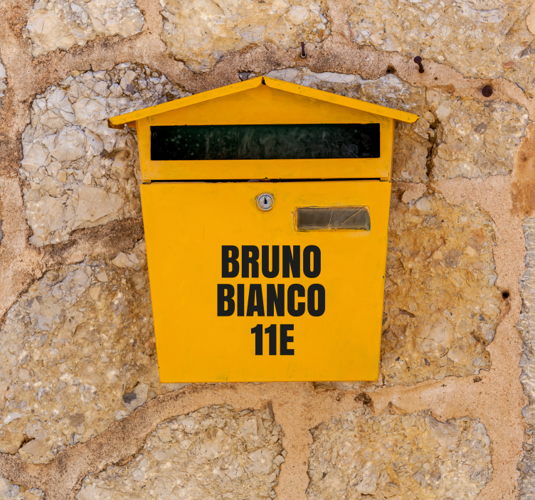 Pegatina para buzón letras para buzón de 1 pulgada - TenVinilo