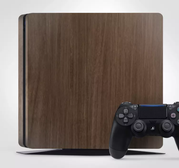 Skin PS4 cubierta de consola de madera - TenVinilo