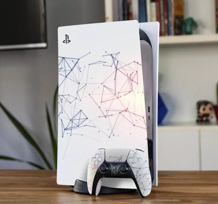 Skin ps5 estilo geométrico contemporáneo - TenVinilo