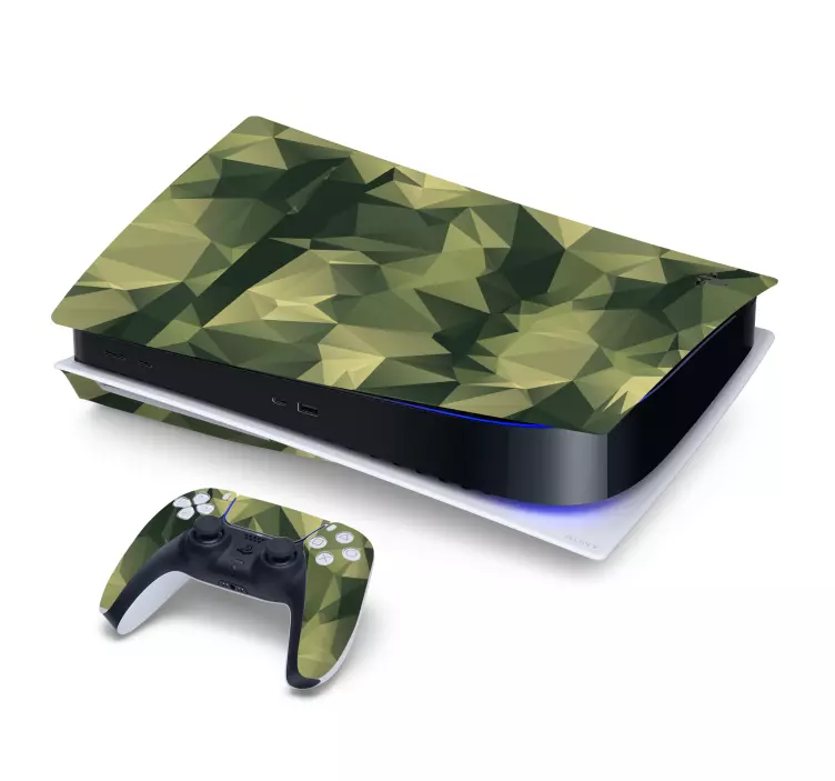Skin ps5 funda de camuflaje para playstation - TenVinilo
