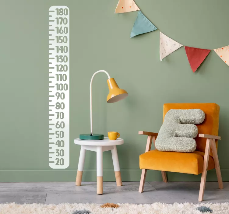 Sticker medidor de altura clásico - TenVinilo