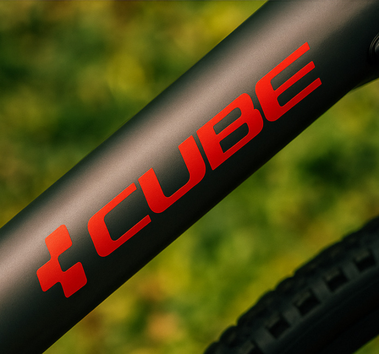 Sticker para bicicletas logotipo de bicicleta personalizado - TenVinilo