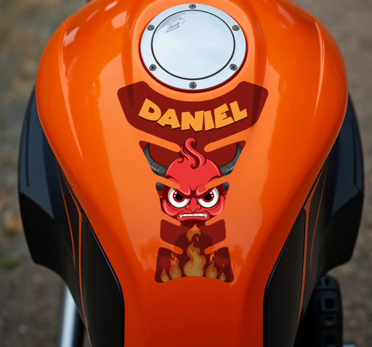Sticker para motos demonio - TenVinilo