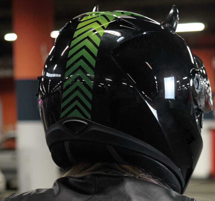 Sticker para motos diseño de flechas - TenVinilo