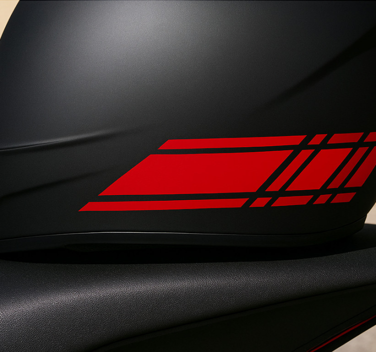 Sticker para motos diseño de línea rápida - TenVinilo