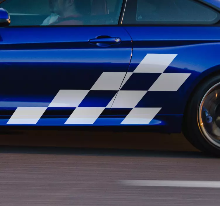 Sticker para auto de carreras para coche - TenVinilo