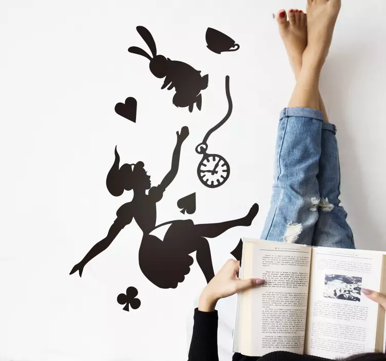 Vinilo Alicia y el conejo blanco - TenVinilo