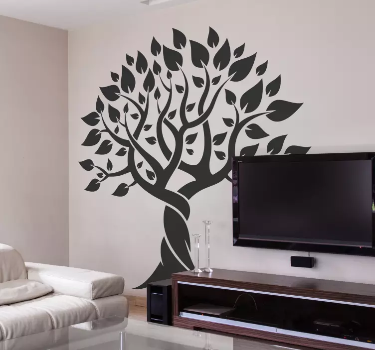 Vinilo árbol estilo nórdico simple - TenVinilo