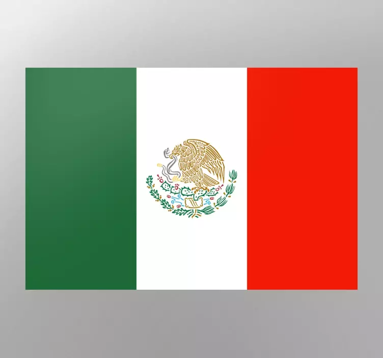 Vinilo bandera nacional México - TenVinilo