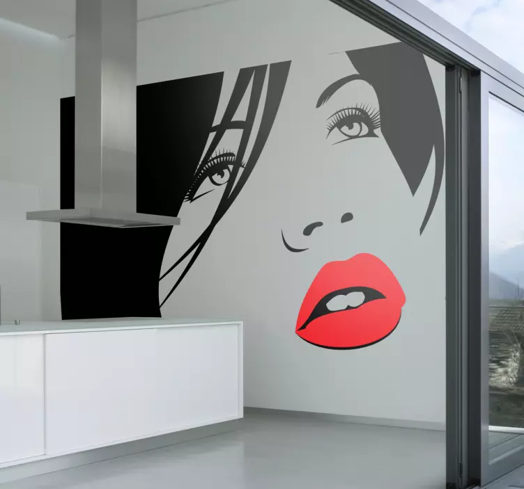 Vinilo cara chica - TenVinilo