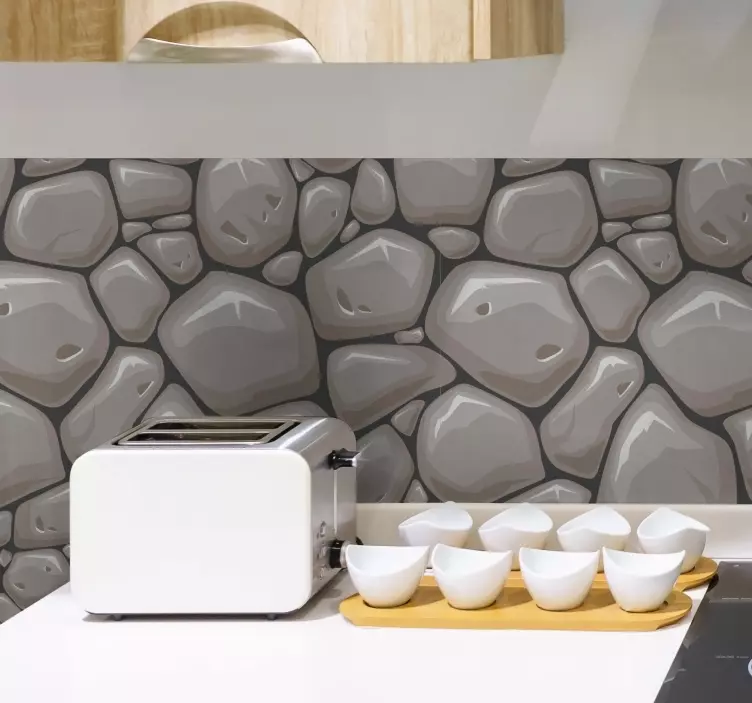 Vinilo con textura piedras naturales - TenVinilo