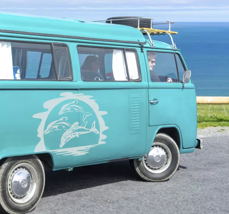 Vinilo animal salvaje delfines - TenVinilo