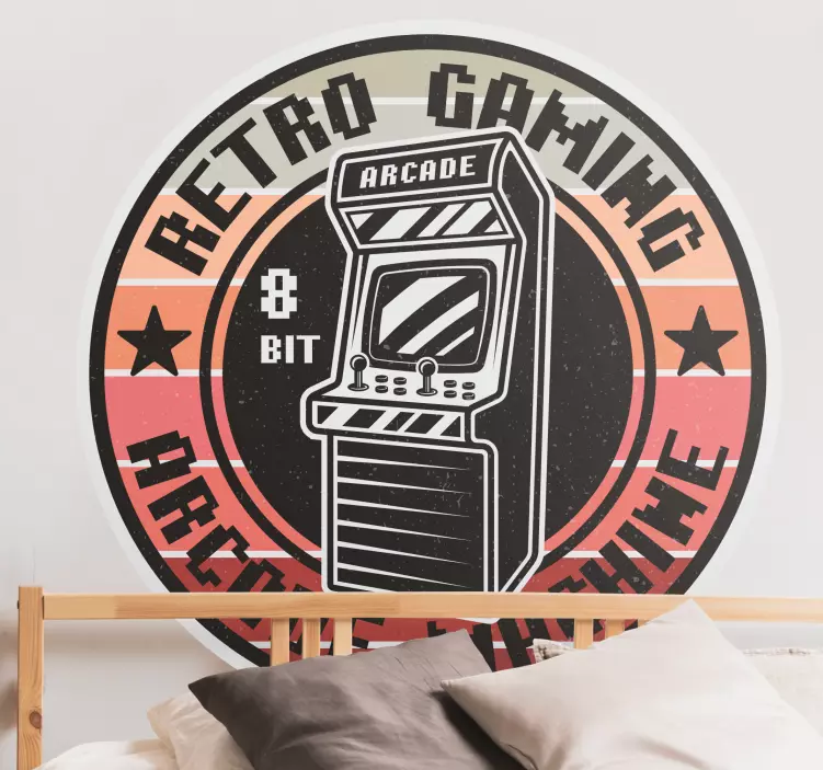 Vinilo videojuego Logo de juegos de los 80 - TenVinilo