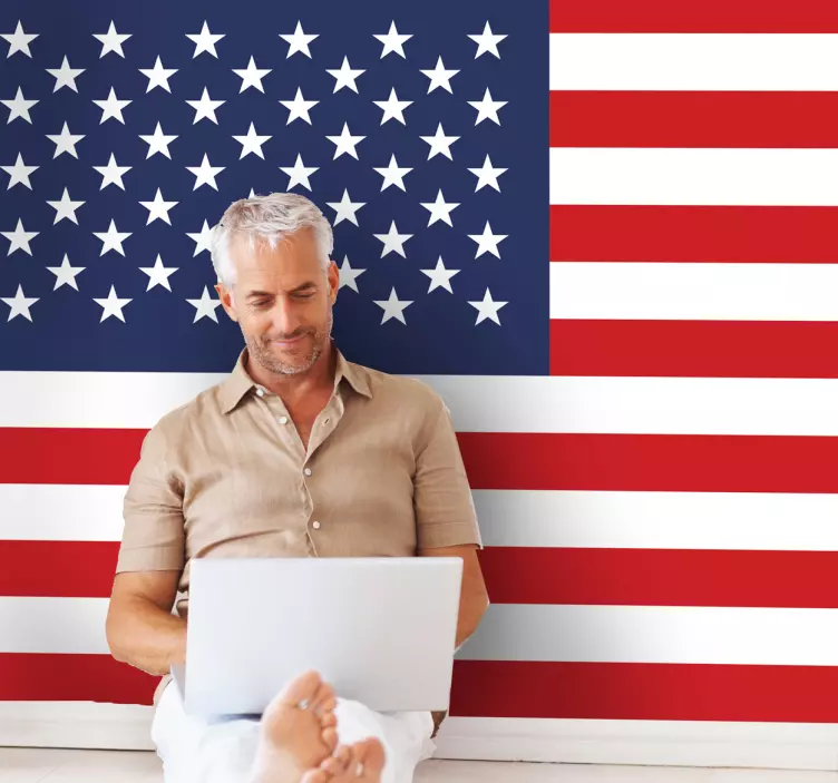 Vinilo decorativo bandera USA - TenVinilo