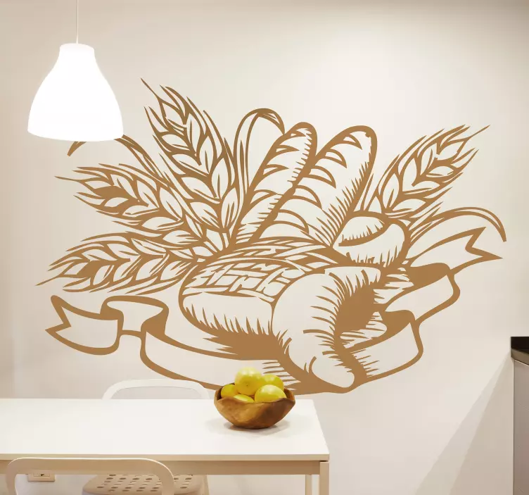 Vinilo decorativo composición panadería - TenVinilo