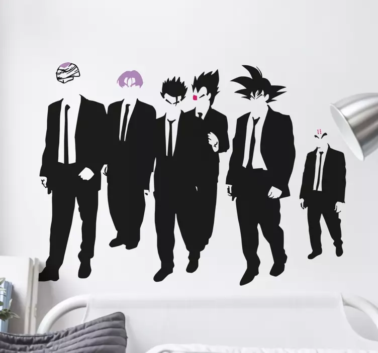 Vinilo decorativo dragon dogs - TenVinilo