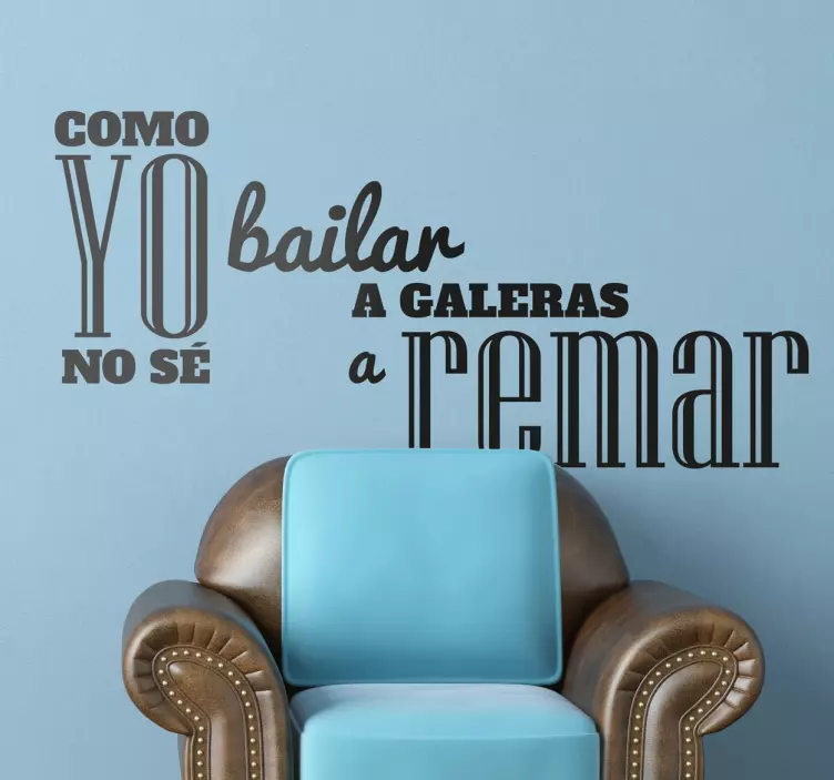 Vinilo decorativo el último de la fila - TenVinilo