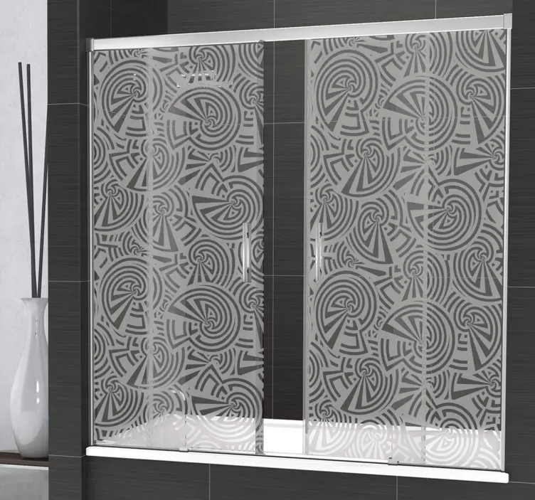 Vinilo decorativo formas de caracol - TenVinilo